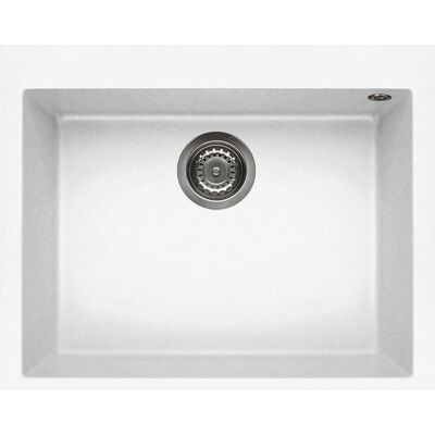 Elleci LKQ11096 Quadra 110 Lavello - Bianco - Singola Vasca - Standard Elleci LKQ11096 Quadra 110 Lavello - Bianco - Singola Vasca - Standard