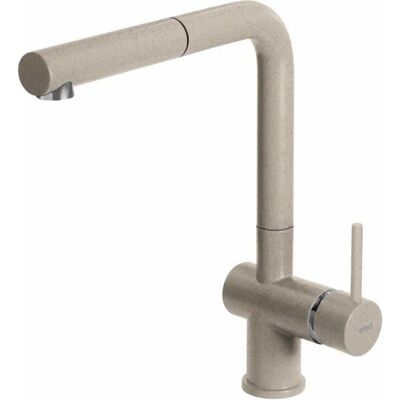 Mezcladora de Cocina Elleci MGKSTP51 Avena - Un Solo Manija, Rociador Extraíble, Moderno Mezcladora de Cocina Elleci MGKSTP51 Avena - Un Solo Manija, Rociador Extraíble, Moderno