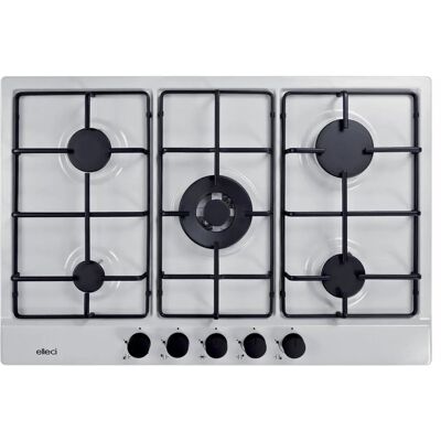 Elleci Style 75 Placa de Gas 5 Quemadores 75 cm Blanca Elleci Style 75 Placa de Gas 5 Quemadores 75 cm Blanca