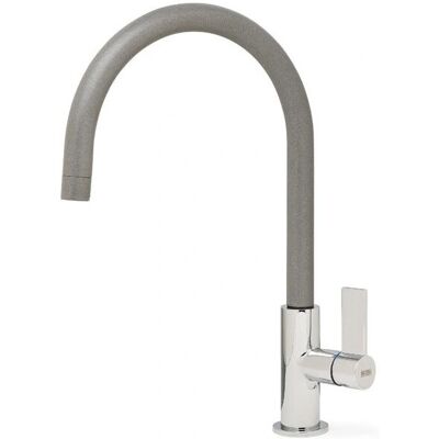 Elleci MMKVTA79 Hoher Auslauf Küchenarmatur Aluminium - Küchenarmatur Elleci MMKVTA79 Hoher Auslauf Küchenarmatur Aluminium - Küchenarmatur
