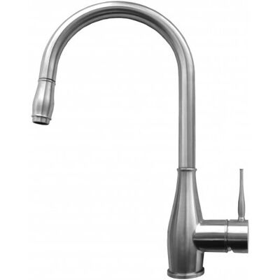 Grifo de Cocina Elleci Neva Inox - Monomando, Giratorio, Ducha Extraíble Grifo de Cocina Elleci Neva Inox - Monomando, Giratorio, Ducha Extraíble