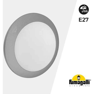 Fumagalli Berta Lampada LED da Parete/Tetto - IP66 - Grigio Fumagalli Berta Lampada LED da Parete/Tetto - IP66 - Grigio