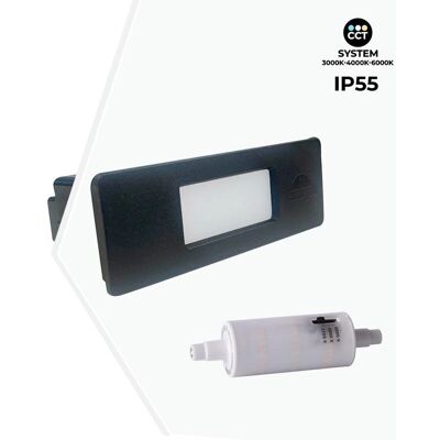 FUMAGALLI Nina 150 LED Wandleuchte - IP55, R7S, Schwarz FUMAGALLI Nina 150 LED Wandleuchte - IP55, R7S, Schwarz