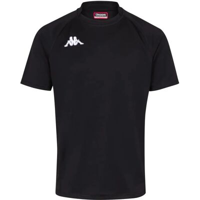 Camiseta de fútbol negra KAPPA Telese - Ropa deportiva Camiseta de fútbol negra KAPPA Telese - Ropa deportiva