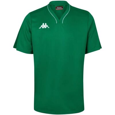Camiseta deportiva Kappa Calascia Unisex - Con malla, Cuello en V Camiseta deportiva Kappa Calascia Unisex - Con malla, Cuello en V