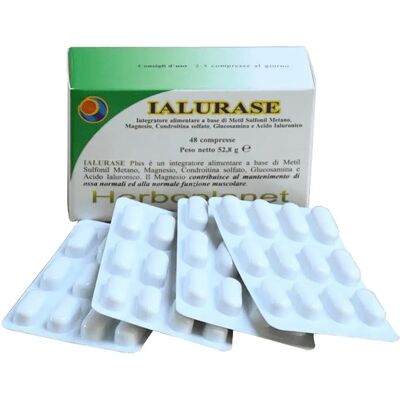 Herboplanet Ialurase Plus - Supporto per Ossa e Muscoli - 48 Capsule Herboplanet Ialurase Plus - Supporto per Ossa e Muscoli - 48 Capsule