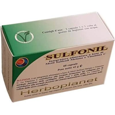 Herboplanet Sulfonyl - Supports Cartilage & Bones - 60 Capsules Herboplanet Sulfonyl - Supports Cartilage & Bones - 60 Capsules