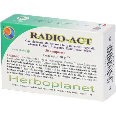 Herboplanet Radio Act - Immunsystem, Knochen, Haut, Knorpel - 30 Tabletten Herboplanet Radio Act - Immunsystem, Knochen, Haut, Knorpel - 30 Tabletten