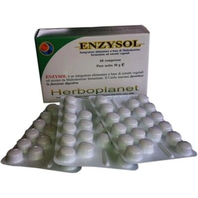 Herboplanet Enzysol - Digestive Support - 60 Tablets Herboplanet Enzysol - Digestive Support - 60 Tablets