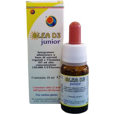 Herboplanet Olea D3 Junior - Integratore di Vitamina D3 - 10ml Herboplanet Olea D3 Junior - Integratore di Vitamina D3 - 10ml