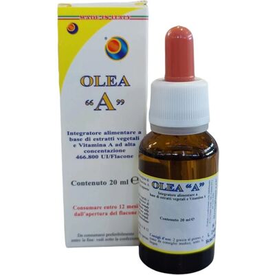 Herboplanet Olea A Gocce - Integratore di Vitamina A - 20ml Herboplanet Olea A Gocce - Integratore di Vitamina A - 20ml