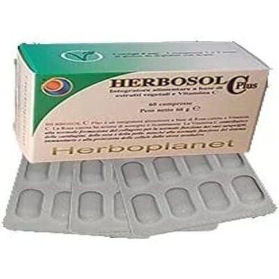 Herboplanet Herbosol C Plus - 60 Compresse - Supporto Immunità e Collagene Herboplanet Herbosol C Plus - 60 Compresse - Supporto Immunità e Collagene