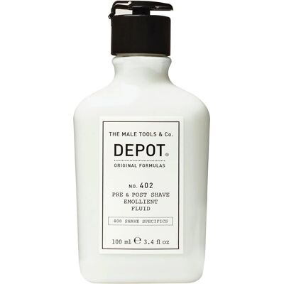 Depot Nr. 402 Pre- & Post-Rasur-Emollient-Fluid - Aftershave-Balsam für Männer Depot Nr. 402 Pre- & Post-Rasur-Emollient-Fluid - Aftershave-Balsam für Männer