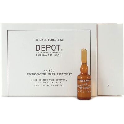 Trattamento Capillare Depot 205 - Siero Nutriente contro la Caduta dei Capelli - 10 pezzi Trattamento Capillare Depot 205 - Siero Nutriente contro la Caduta dei Capelli - 10 pezzi