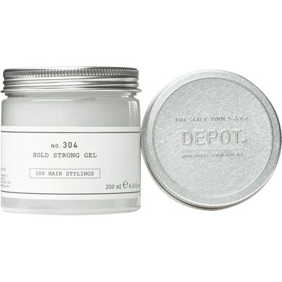 Gel de Cabelo Depot 304 - Fixação Forte, Efeito Molhado - 200mL Gel de Cabelo Depot 304 - Fixação Forte, Efeito Molhado - 200mL