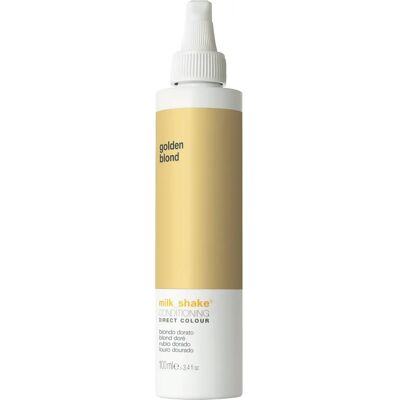 Après-shampoing colorant semi-permanent Milk Shake Blond Doré - Publicité Après-shampoing colorant semi-permanent Milk Shake Blond Doré - Publicité