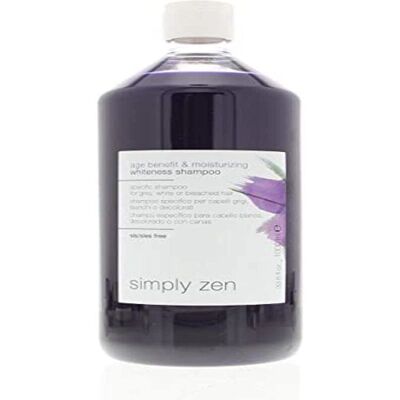 Simply Zen Age Benefit & Moisturizing Szampon - Szampon do siwych, białych, rozjaśnianych, blond włosów Simply Zen Age Benefit & Moisturizing Szampon - Szampon do siwych, białych, rozjaśnianych, blond włosów