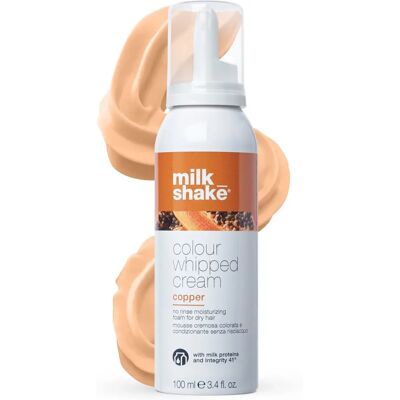 Crème Fouettée de Couleur Milk Shake - Mousse capillaire - Publicité Crème Fouettée de Couleur Milk Shake - Mousse capillaire - Publicité