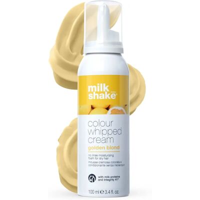 Milk Shake Golden Blonde Hair Color Foam - Nourishing & Temporary Milk Shake Golden Blonde Hair Color Foam - Nourishing & Temporary
