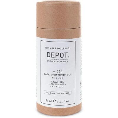 Depot No. 204 Haarpflegeöl - Argan, Reis, Jojoba - Für Trockenes & Krauses Haar Depot No. 204 Haarpflegeöl - Argan, Reis, Jojoba - Für Trockenes & Krauses Haar