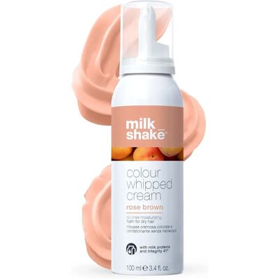 Milk Shake Rose Brown Coloured Foam - Hair Color Refresh Milk Shake Rose Brown Coloured Foam - Hair Color Refresh