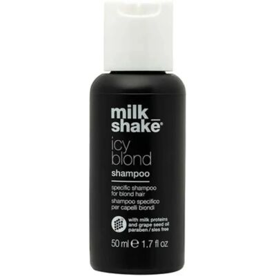 Milk Shake Icy Blond Shampoo - Neutralisiertes Blond Haar 50ml Milk Shake Icy Blond Shampoo - Neutralisiertes Blond Haar 50ml