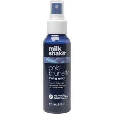 milk_shake Cold Brunette Toning Spray - Spray pentru neutralizarea nuanțelor calde de cupru milk_shake Cold Brunette Toning Spray - Spray pentru neutralizarea nuanțelor calde de cupru