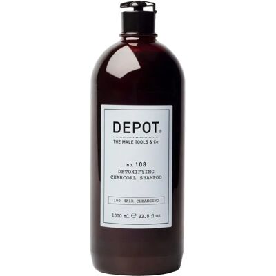Depot No. 108 Aktivkohleshampoo - Detox für alle Haartypen - 1000 ml Depot No. 108 Aktivkohleshampoo - Detox für alle Haartypen - 1000 ml