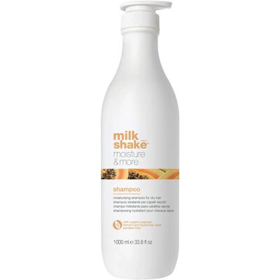 milk_shake Moisture & More Shampoo - Feuchtigkeitsspendendes Shampoo für trockenes Haar 1000 ml milk_shake Moisture & More Shampoo - Feuchtigkeitsspendendes Shampoo für trockenes Haar 1000 ml