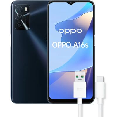 Oppo A16s - 64 GB - Rekonditionertes Smartphone - Schwarz Oppo A16s - 64 GB - Rekonditionertes Smartphone - Schwarz