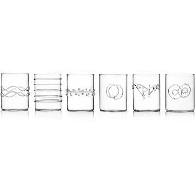 Ichendorf Milano Decò 6er Set Gläser - Gläser Ichendorf Milano Decò 6er Set Gläser - Gläser