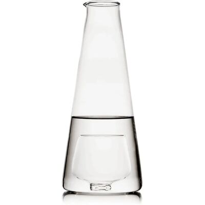 Carafe d'eau Ichendorf - Blanc - Verre de borosilicate fait main - Publicité Carafe d'eau Ichendorf - Blanc - Verre de borosilicate fait main - Publicité