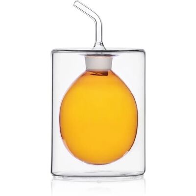 Ichendorf Milano 9370072 Ambre Bouchon Double Paroi - Oil Flask Ichendorf Milano 9370072 Ambre Bouchon Double Paroi - Oil Flask