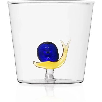 Ichendorf Milano Snäcka Blå Glas Tumbler - Glasware Ichendorf Milano Snäcka Blå Glas Tumbler - Glasware