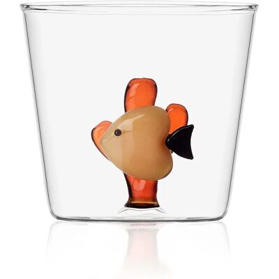Bicchiere Marine Garden Pesce Ambra - Tumbler Bicchiere Marine Garden Pesce Ambra - Tumbler
