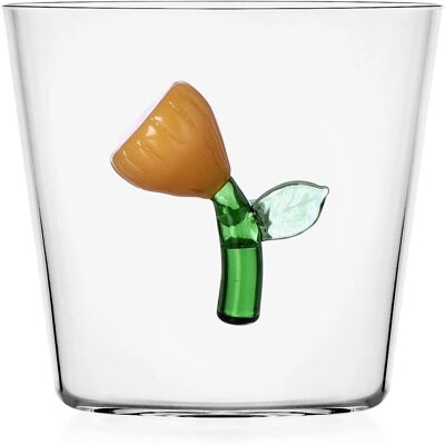 Ichendorf Milano Vaso agua Botanica verde/marrón - Cristal Ichendorf Milano Vaso agua Botanica verde/marrón - Cristal