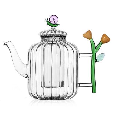 Théière Botanica d'Ichendorf Milano - Design Fleur & Escargot Théière Botanica d'Ichendorf Milano - Design Fleur & Escargot