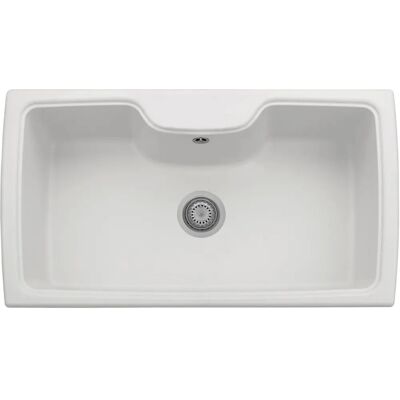 Plados Telma HR0860 - Évier en quartz - MicroULTRAGRANIT - 88x50cm - Bianco Latte - Évier de Cuisine - Publicité Plados Telma HR0860 - Évier en quartz - MicroULTRAGRANIT - 88x50cm - Bianco Latte - Évier de Cuisine - Publicité