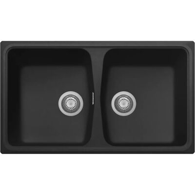 PLADOS - SP0862-70 - Noir Mat - 2 Éviers - Sink - Publicité PLADOS - SP0862-70 - Noir Mat - 2 Éviers - Sink - Publicité