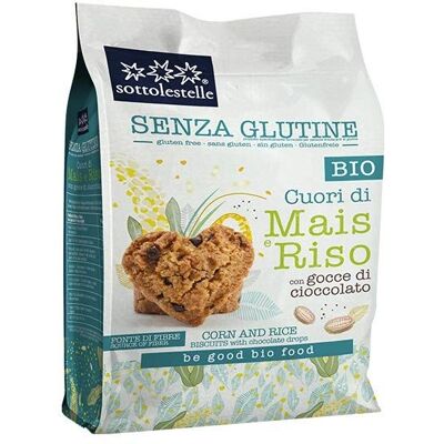 Galleta de maíz y arroz con chips de chocolate sin gluten - Sottolestelle Galleta de maíz y arroz con chips de chocolate sin gluten - Sottolestelle