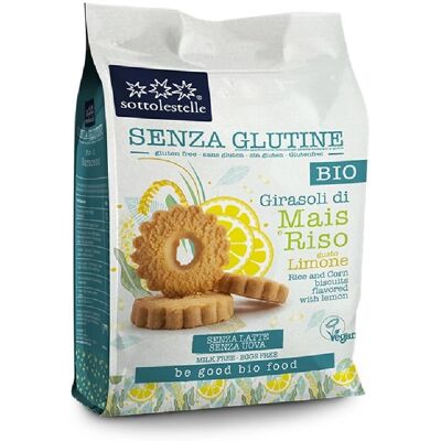 Sottolestelle Galleta de Limón de Maíz y Arroz Orgánica Sottolestelle Galleta de Limón de Maíz y Arroz Orgánica