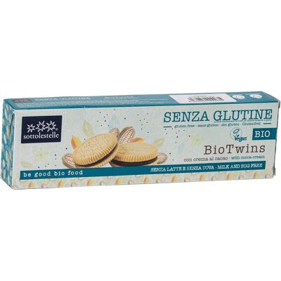 Galletas sin gluten con crema de cacao Sottolestelle - 125g Galletas sin gluten con crema de cacao Sottolestelle - 125g