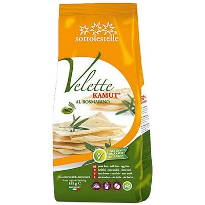 Sottolestelle Khorasan Kamut Velette con Romero - Galletas crujientes Sottolestelle Khorasan Kamut Velette con Romero - Galletas crujientes