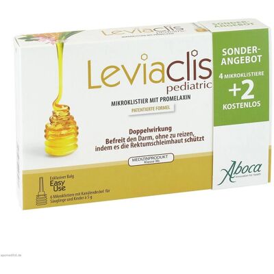 Aboca Leviaclis pediatric Klistiere - Rektalzäpfchen gegen Verstopfung Aboca Leviaclis pediatric Klistiere - Rektalzäpfchen gegen Verstopfung