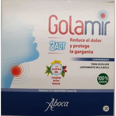 Aboca Golamir 2Act Pastilhas para a garganta - Pastilhas para a garganta Aboca Golamir 2Act Pastilhas para a garganta - Pastilhas para a garganta