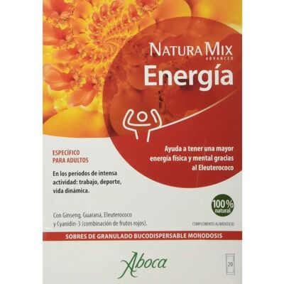 ABOCA Natura Mix Energía Avanzada - Concentrado Líquido - Suplemento ABOCA Natura Mix Energía Avanzada - Concentrado Líquido - Suplemento