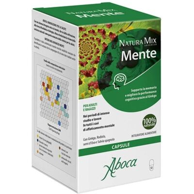 Aboca Natura Mix Advanced Mente - Apoyo a la Memoria y Funciones Cognitivas Aboca Natura Mix Advanced Mente - Apoyo a la Memoria y Funciones Cognitivas