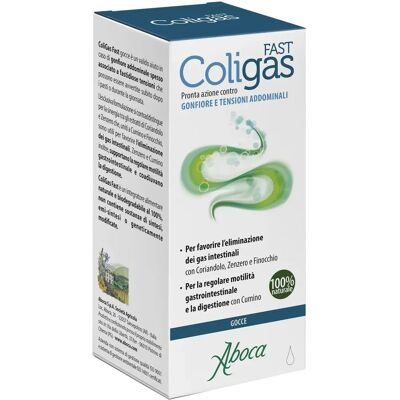 Aboca Coligas Fast - Integratore per Gonfiore e Tensione Addominale Aboca Coligas Fast - Integratore per Gonfiore e Tensione Addominale