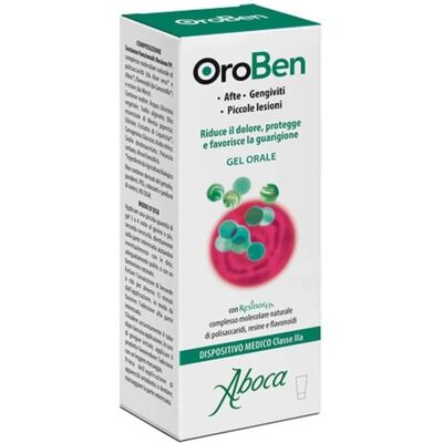 Gel Orale Biologico Aboca per Afte e Gengiviti Gel Orale Biologico Aboca per Afte e Gengiviti