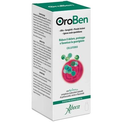 Collutorio OroBen di Aboca - Per afta e gengivite Collutorio OroBen di Aboca - Per afta e gengivite